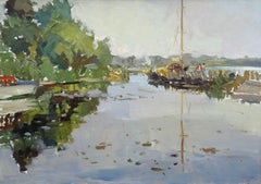 Lake  Oil on canvas, 50x71 cm