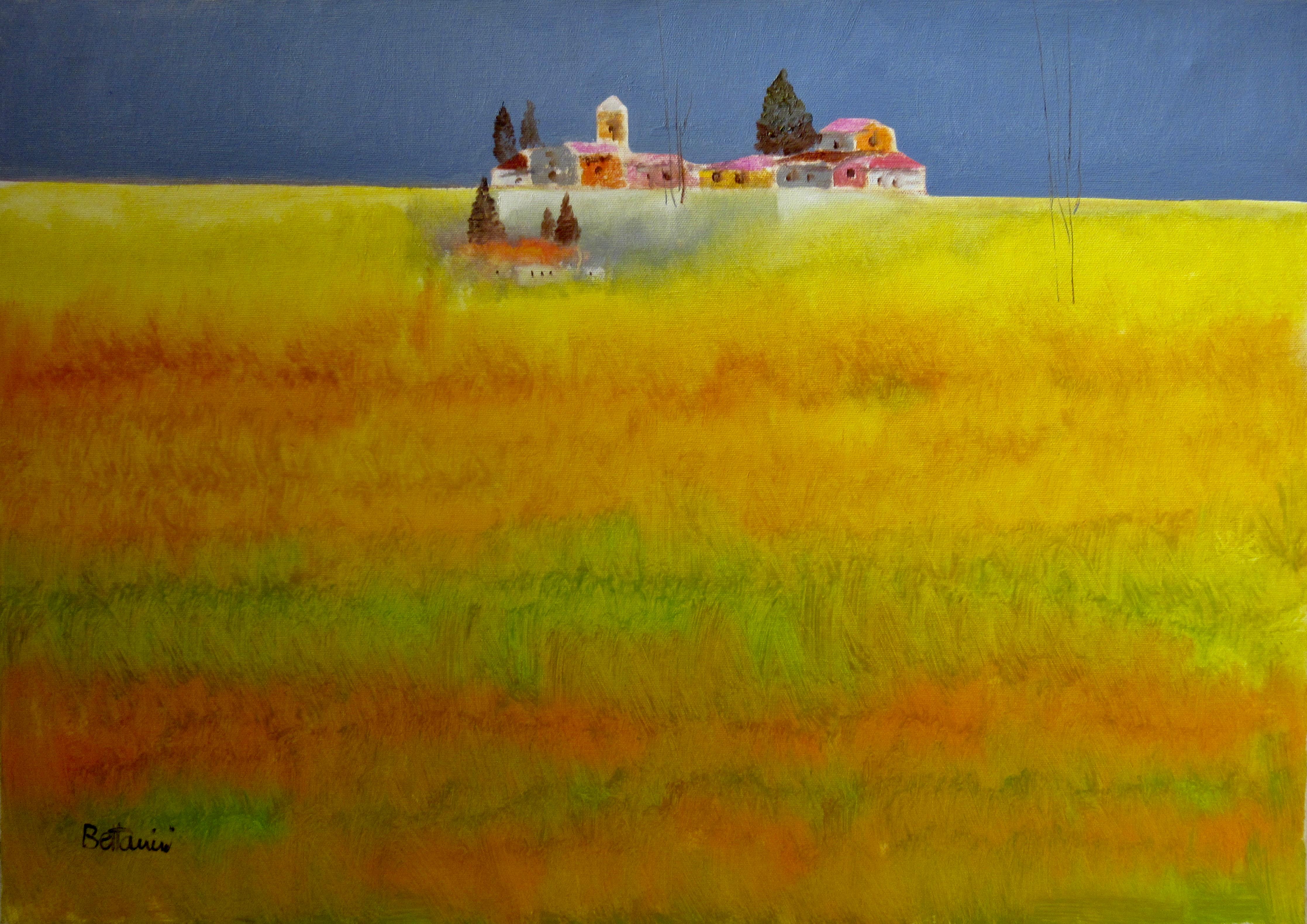 Landscape Painting lido bettarini - Cahro Di Gnano