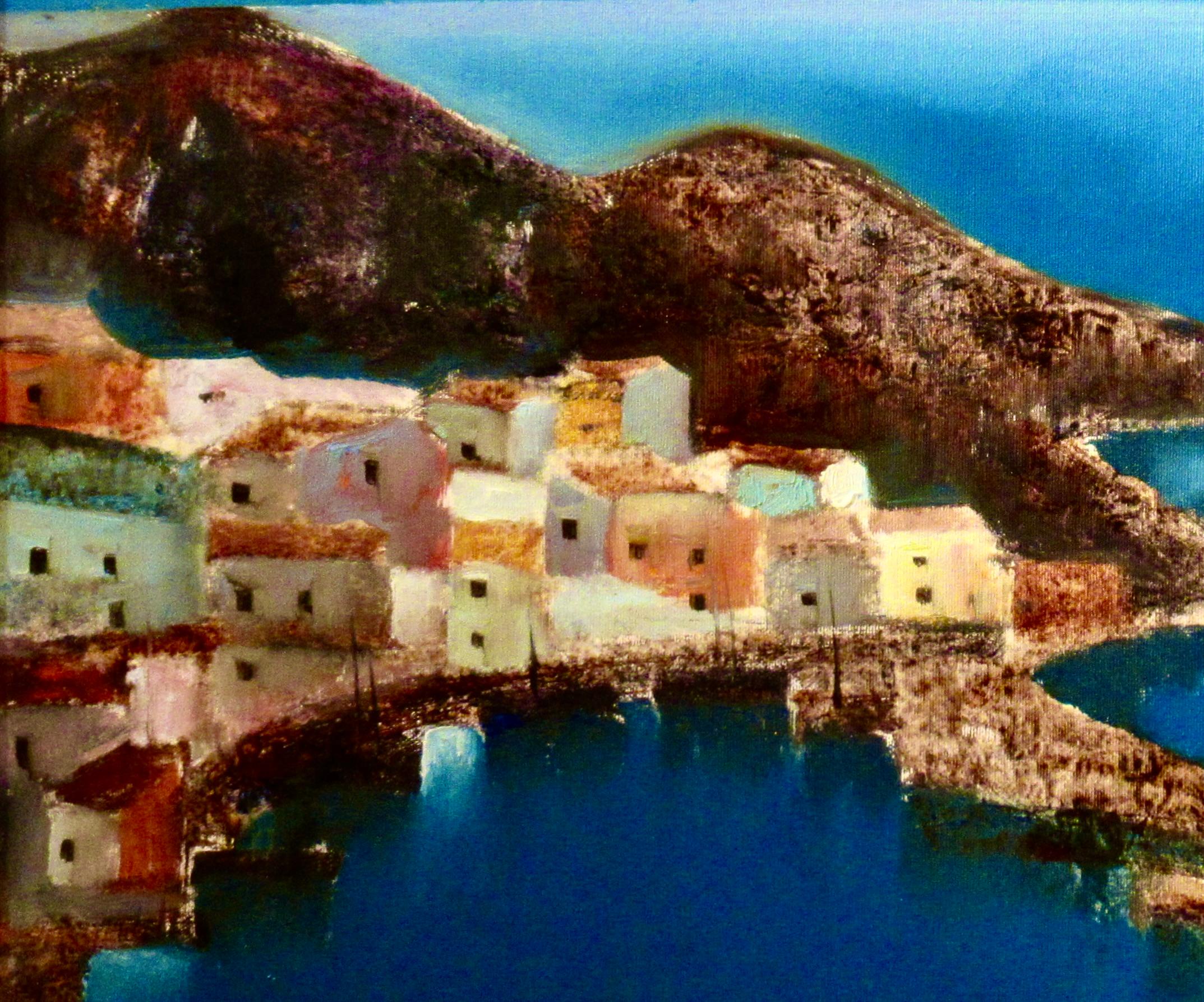 Isla d'Alba - Impressionnisme Painting par lido bettarini