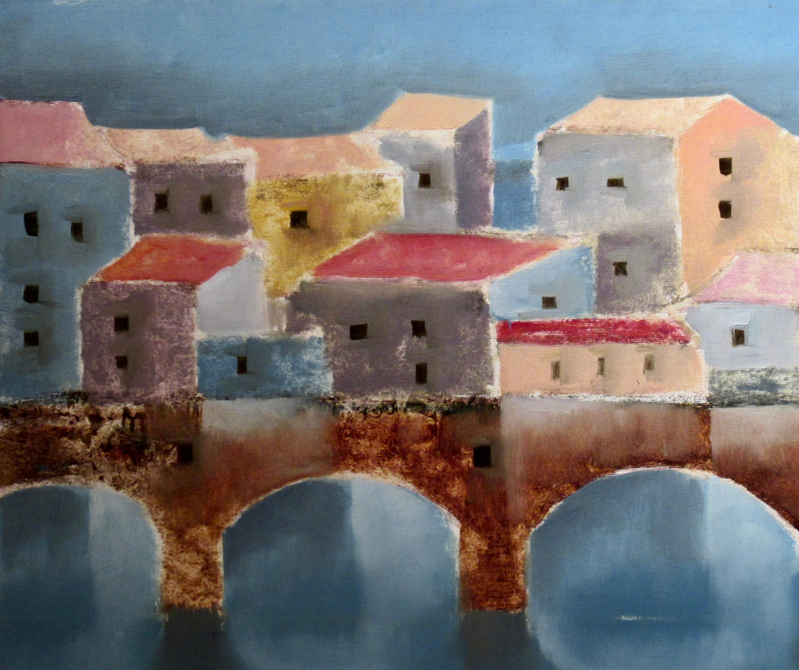 Ponte Vecchio - Impressionnisme Painting par lido bettarini