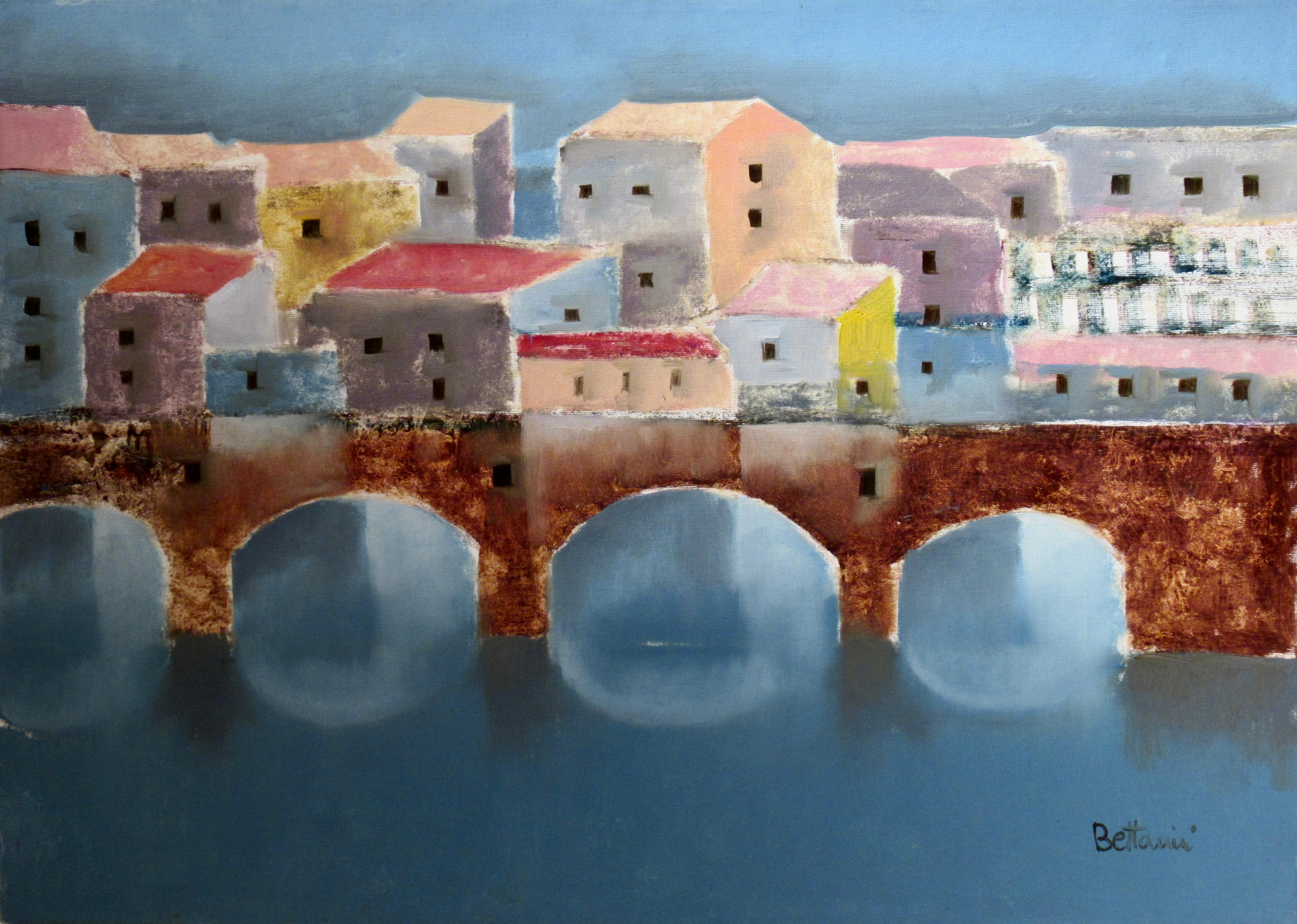 lido bettarini Landscape Painting - Ponte Vecchio