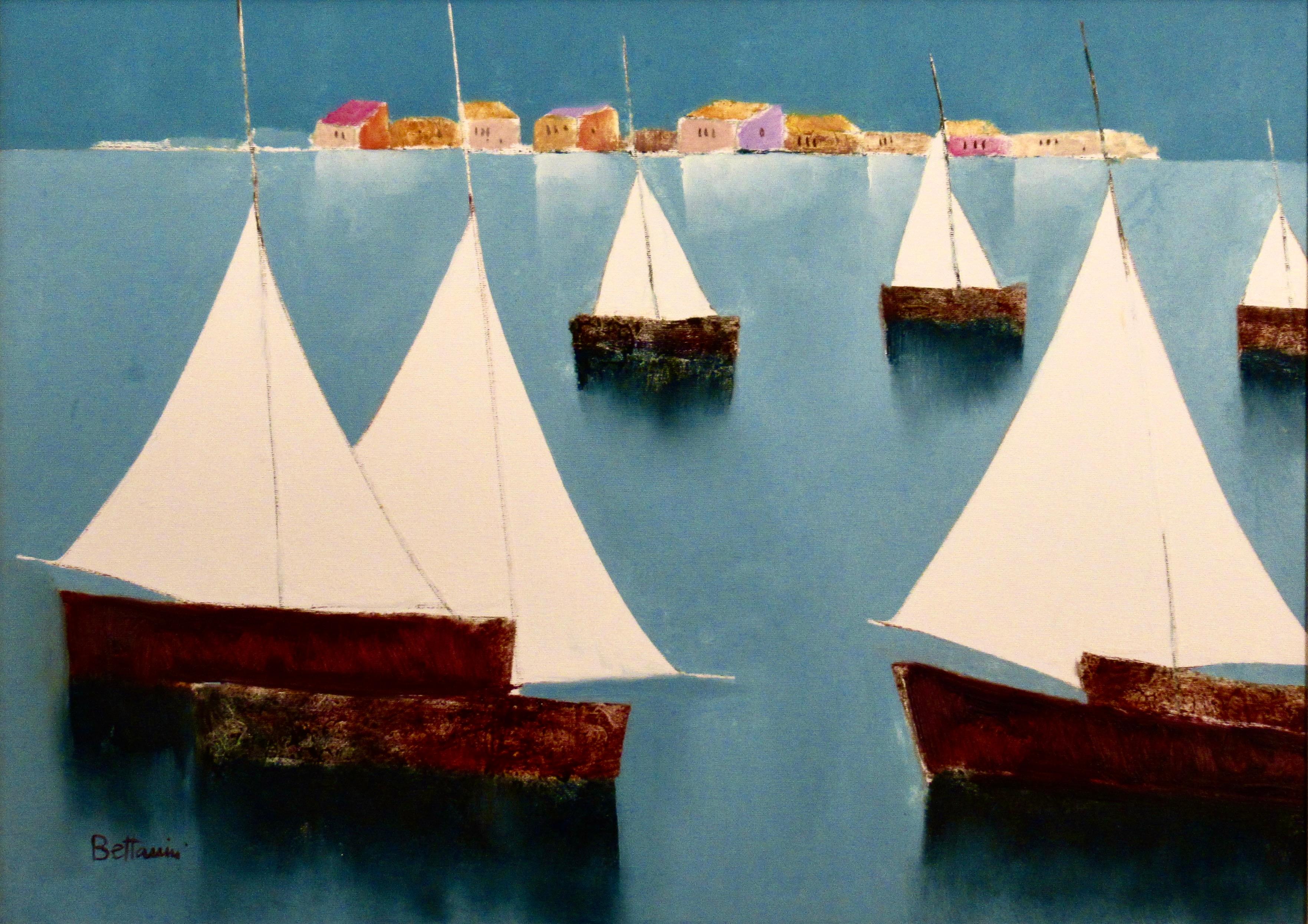 Vele - Painting di lido bettarini