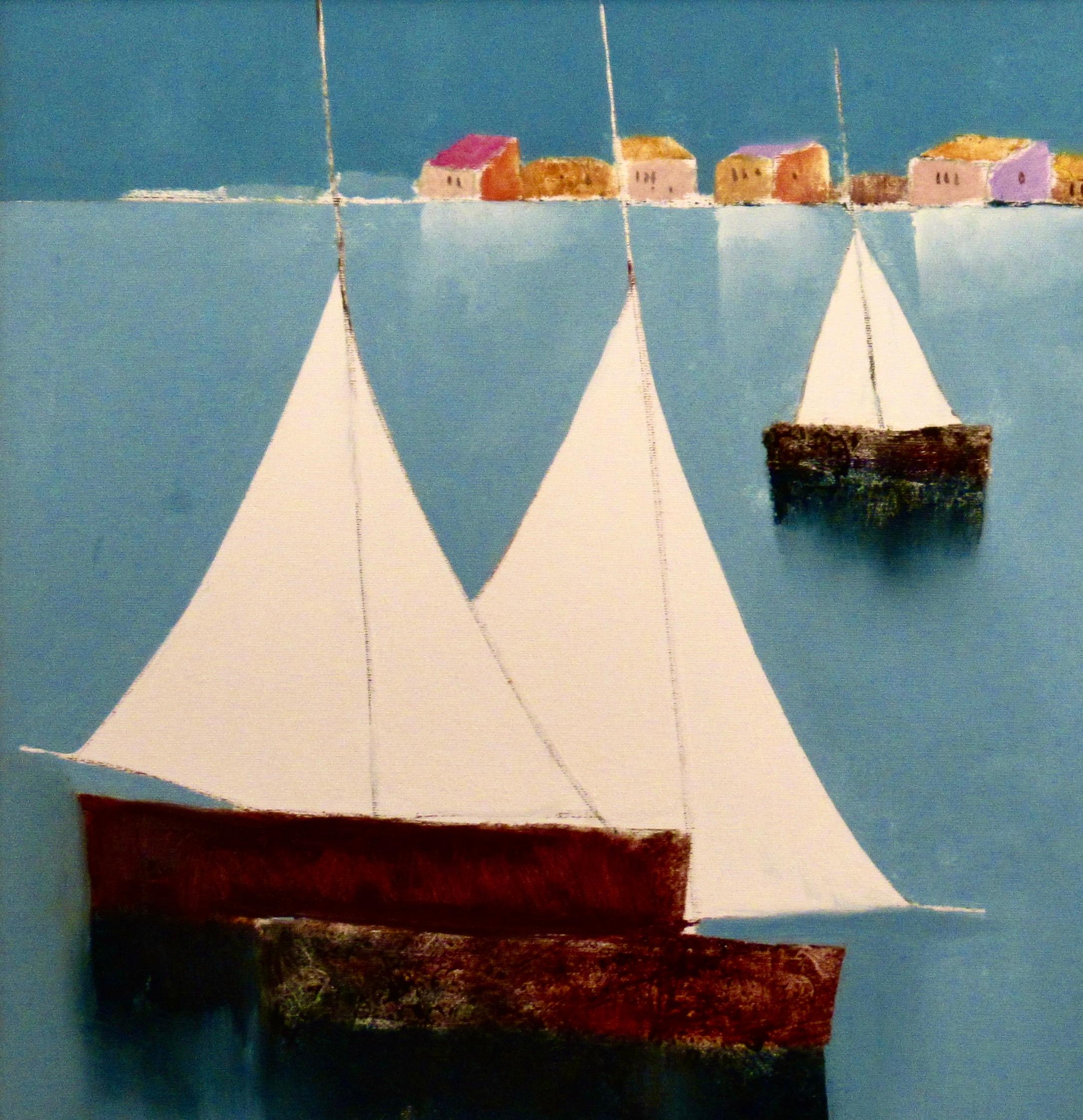 Vele - Painting Impressionismo di lido bettarini