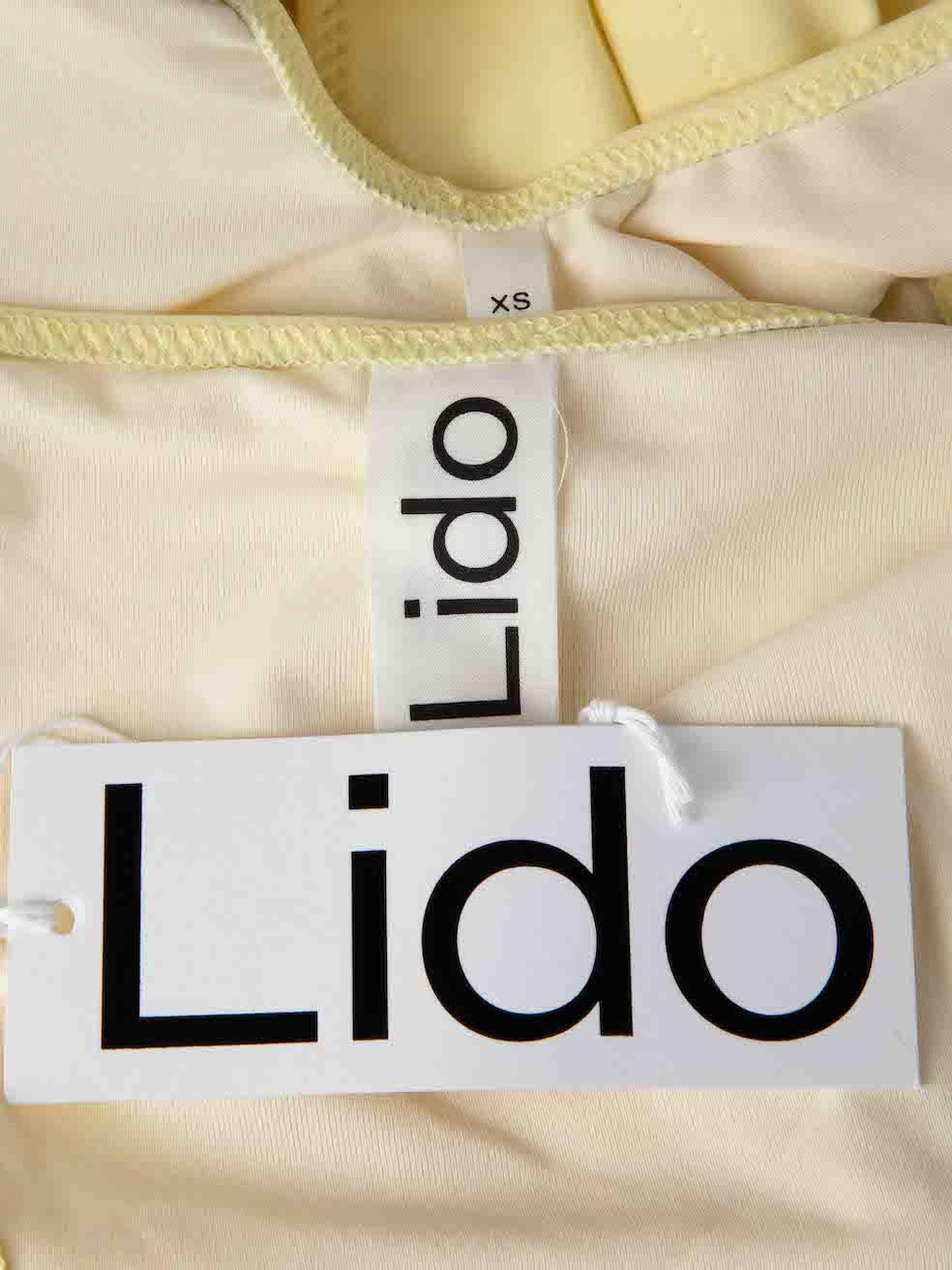 Lido Yellow Trentuno Pollen Bikini Size S In New Condition In London, GB