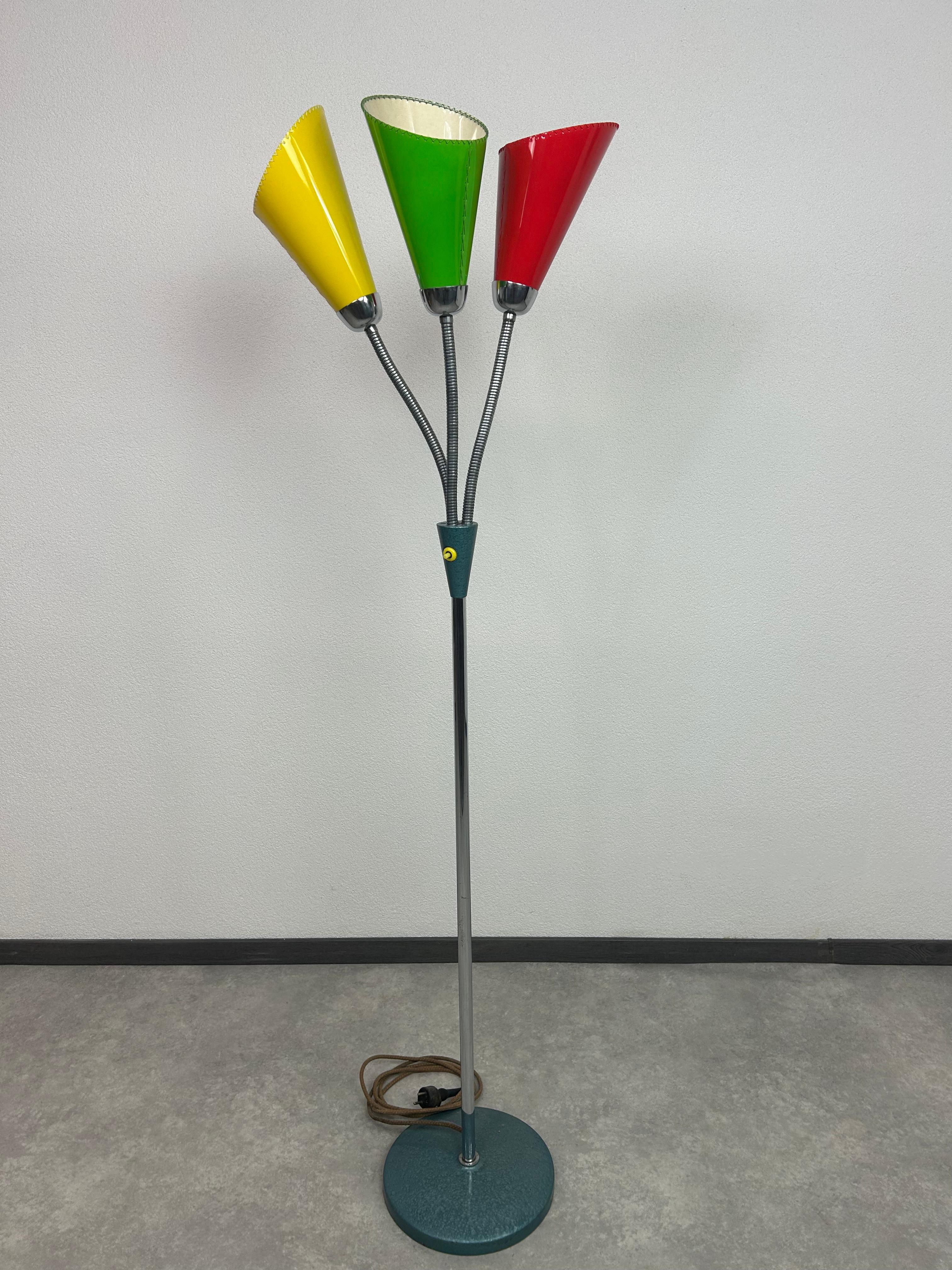 Mid-Century Modern Lidokov floor lamp S102 For Sale