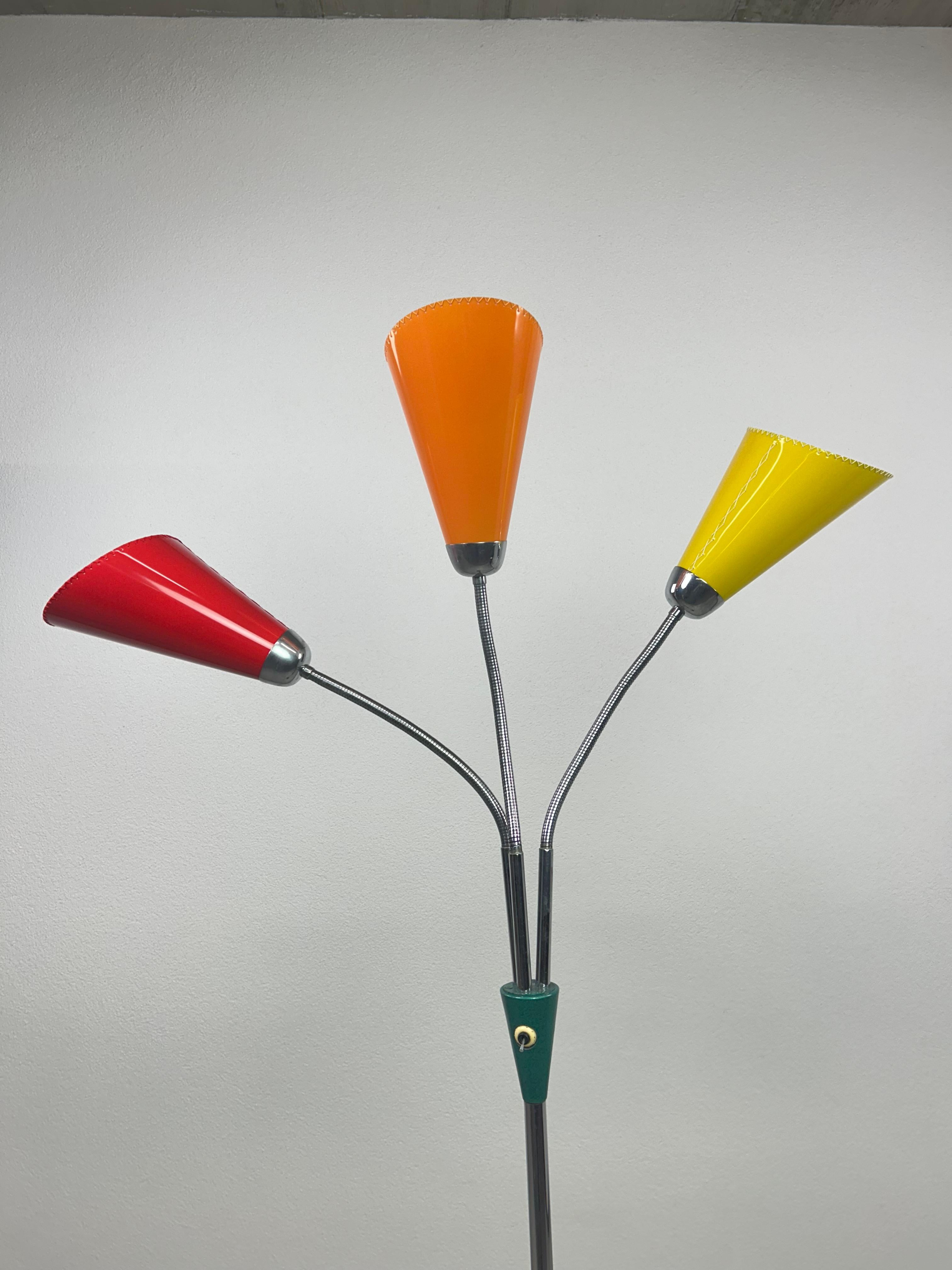 Mid-Century Modern Lidokov floor lamp S102 For Sale