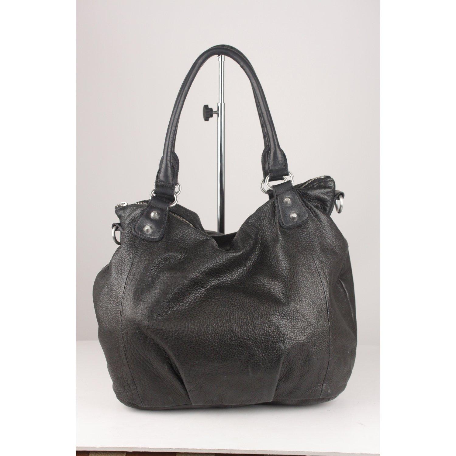 Liebeskind Berlin Black Soft Leather Tote Shoulder Bag 1