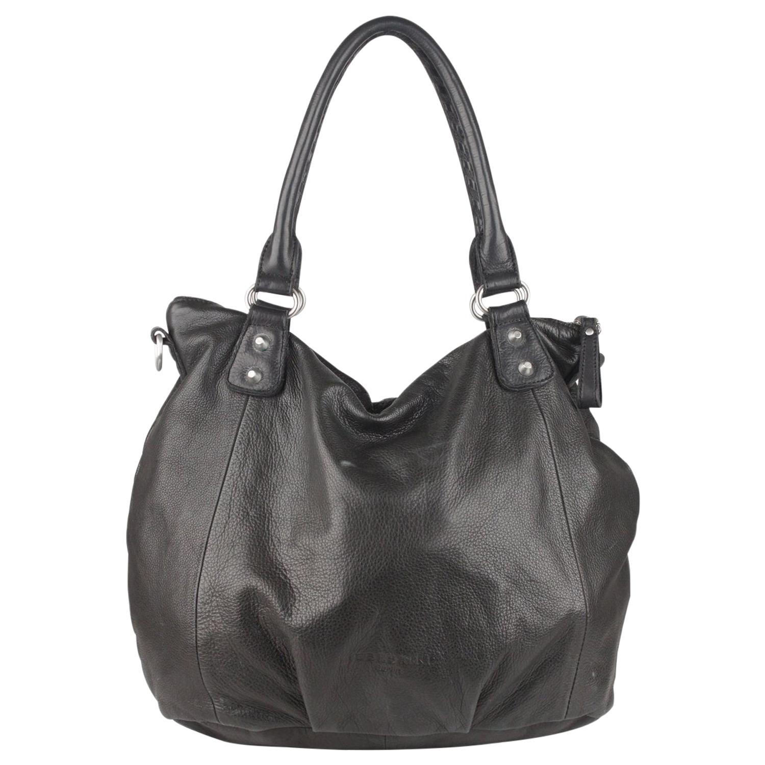 Liebeskind Berlin Black Soft Leather Tote Shoulder Bag