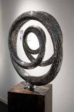 Eclipse- 21st Century, Contemporary, Abstract Sculpture, Stainless Steel