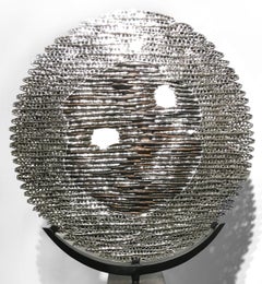 Solar Eclipse - 21. Jahrhundert, Contemporary, Abstrakte Skulptur, Edelstahl