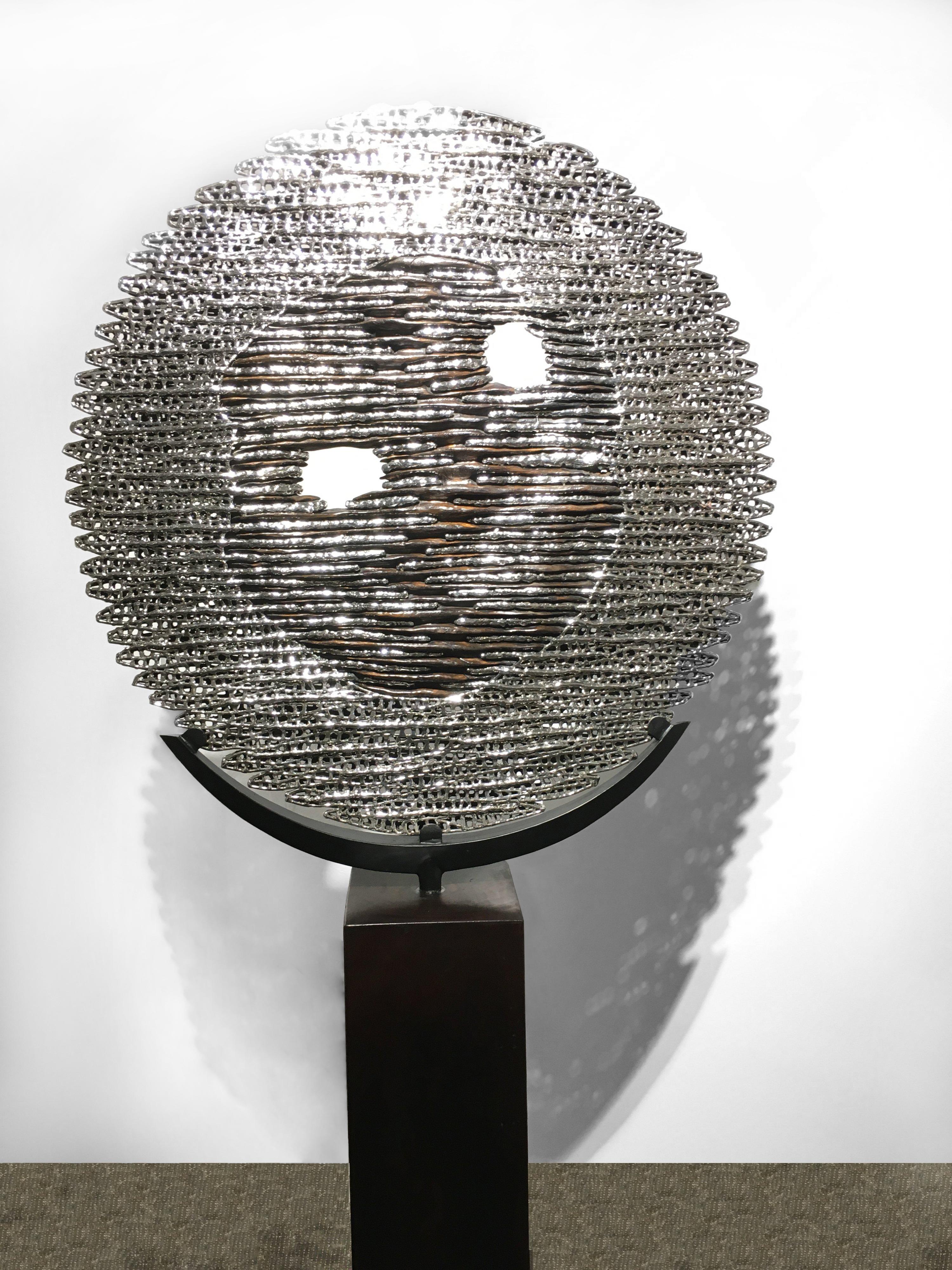 Solar Eclipse - 21st Century, Contemporary, Abstract Sculpture, Stainless Steel