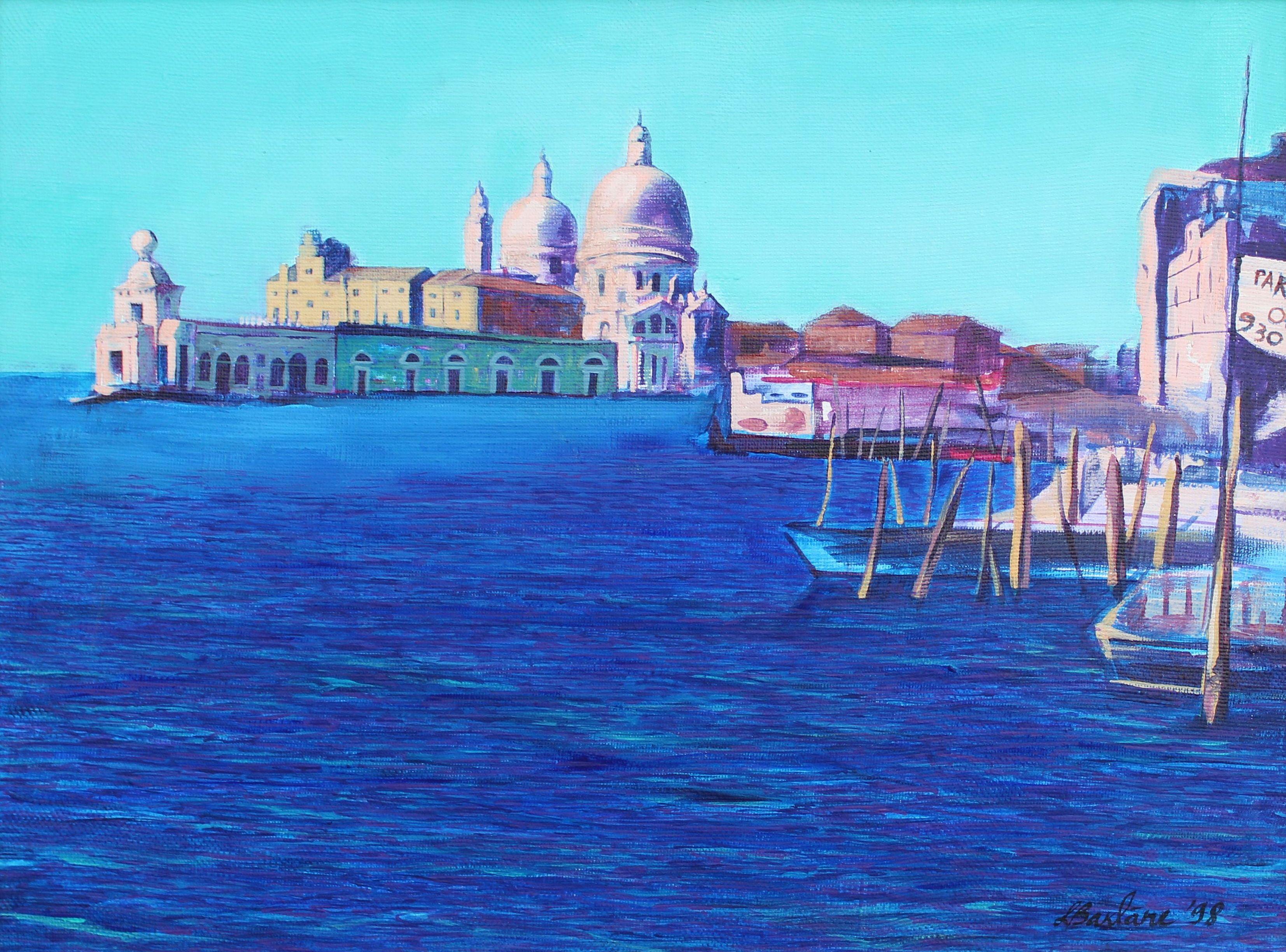 Liena Baklane Landscape Painting - Venice. 1998, oil on canvas, 45x60 cm