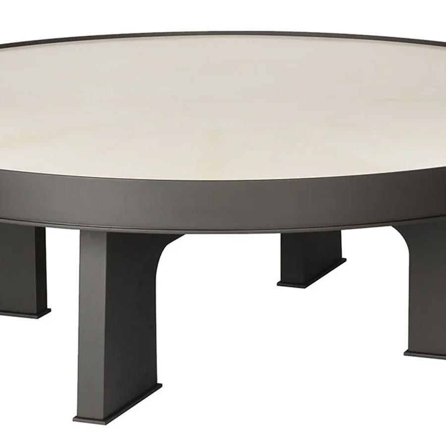 italien Table basse ronde Liena en vente