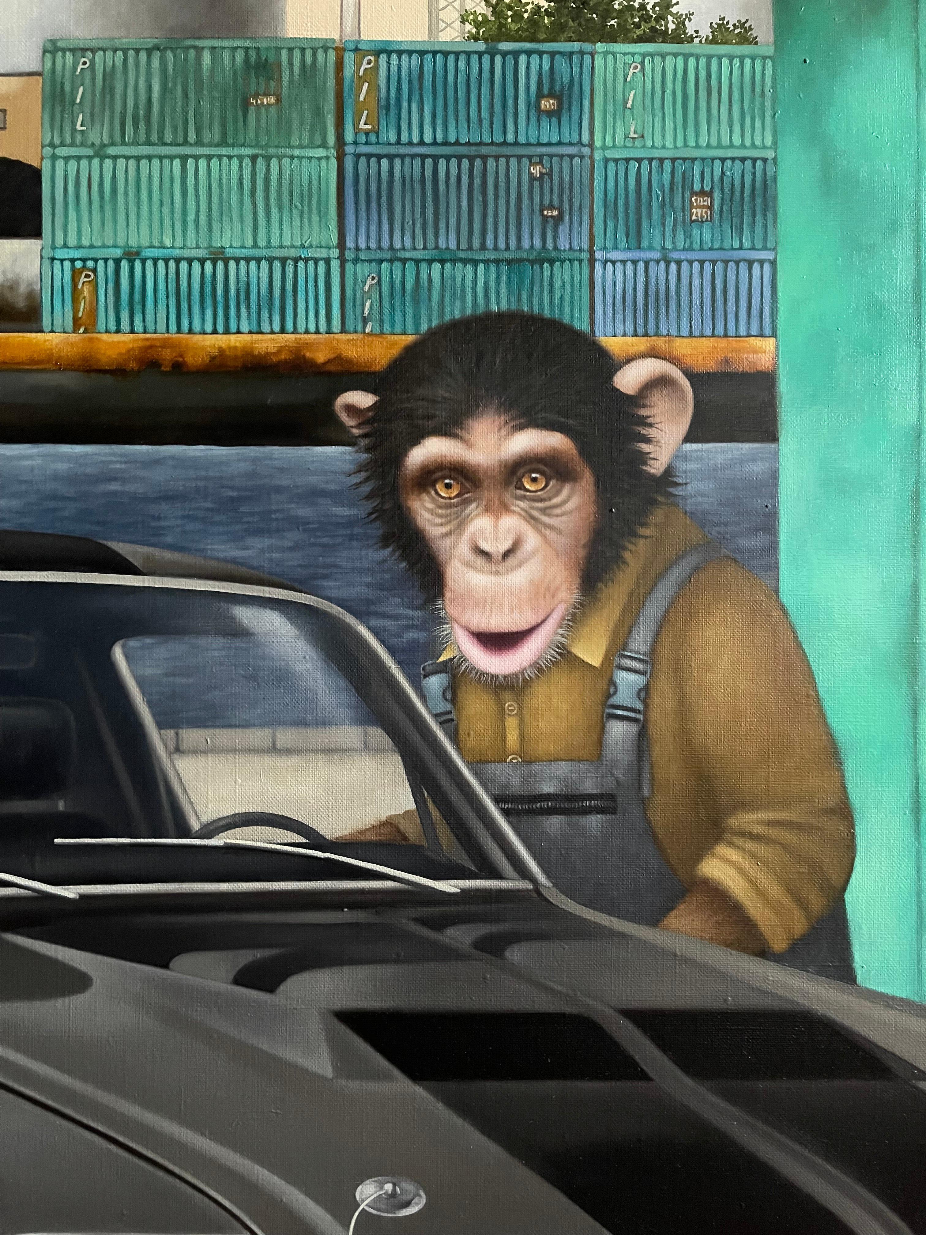 Verschwunden in 60 Sekunden – Painting von Liene Liepina 