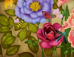 Moon Garden, 2020. Oil on canvas, 83 x 90 cm