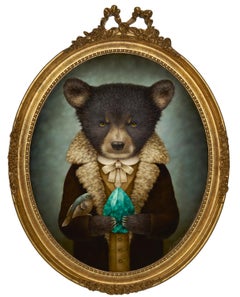 Mein Schatz. 2026. Öl auf Leinwand, Karton. 59 × 48,5 cm. Unterzeichnet