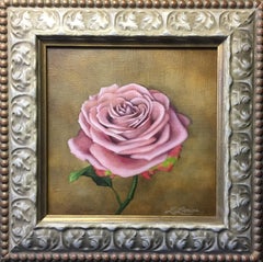 Rose, 2020. Oil on canvas, 22 x 22 cm 