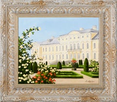 Palais de Rundale, 2020. Huile sur toile, 25 x 30 cm 