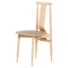 Lierna Chair in Black Ash by Achille & Pier Giacomo Castiglioni for Meritalia