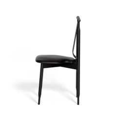 Silla Lierna en fresno negro de Achille & Pier Giacomo Castiglioni para Meritalia