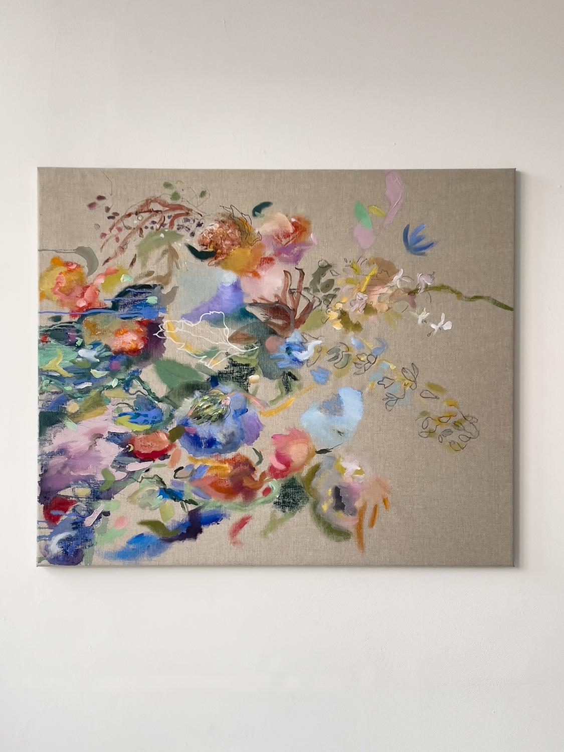 Echoes of Bloom - Painting by Lies Goemans