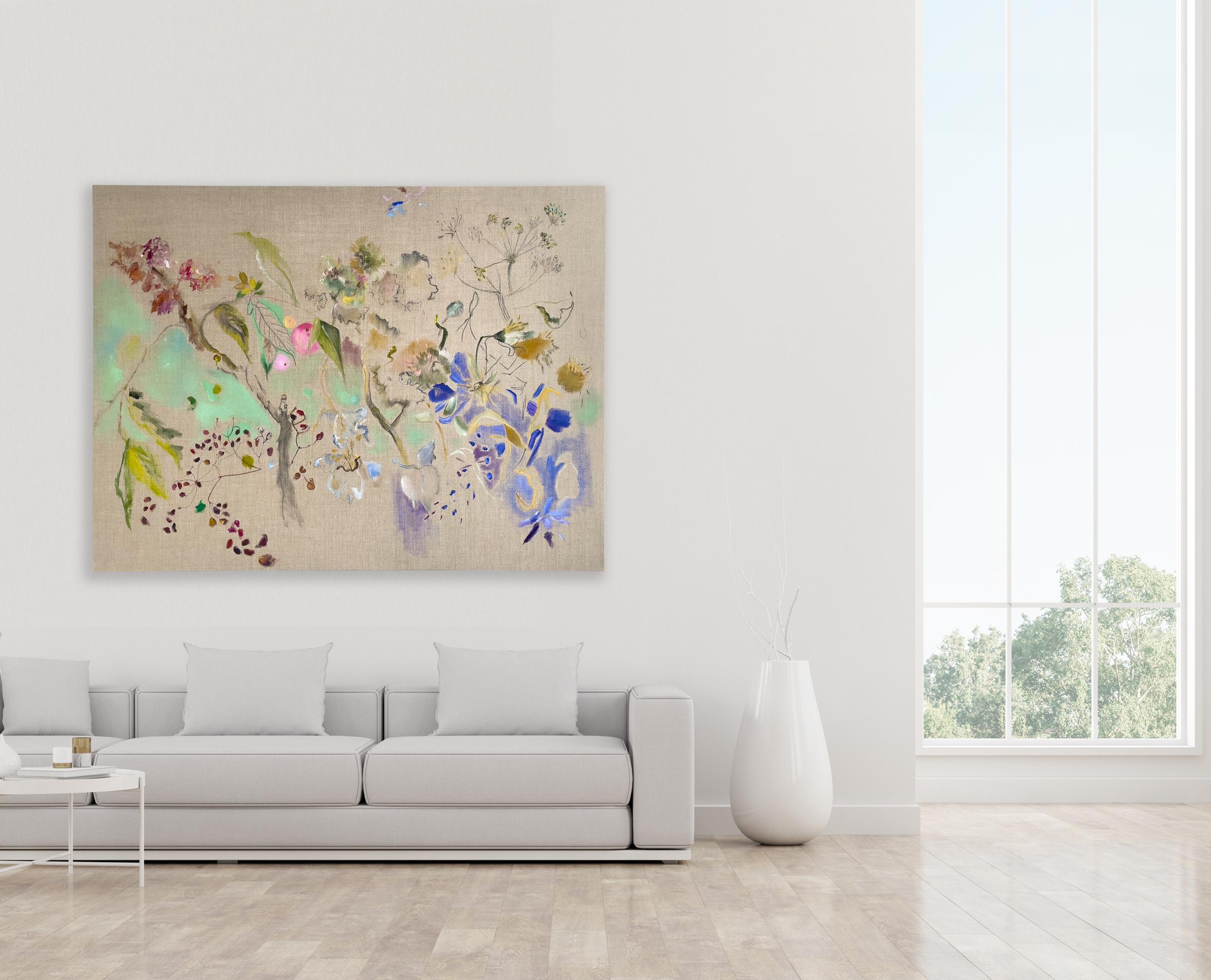 When Quiet Lands On You - Painting by Lies Goemans