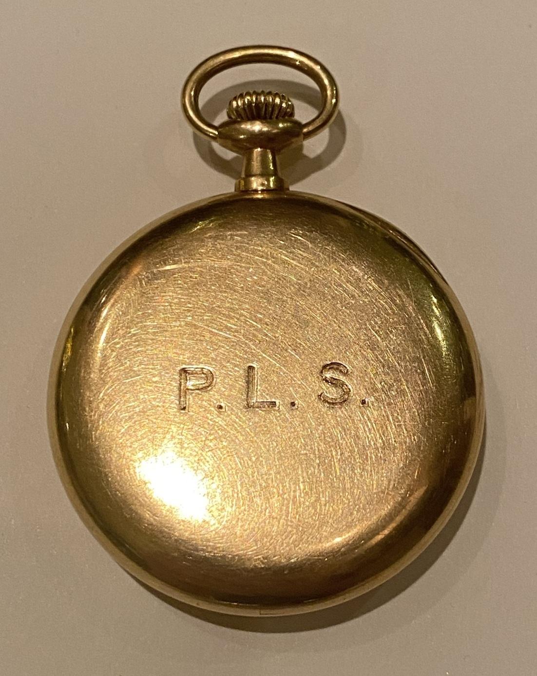 Lieutenant Colonel Owned Patek Philippe 1906 18ct Gold Pocket Watch For Sale 4