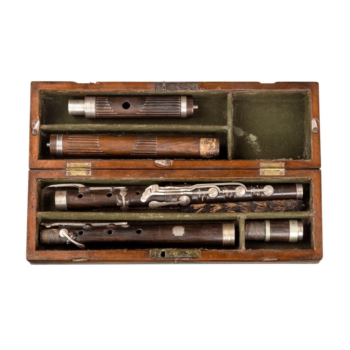 Early 19th Century Lieutenant Rabett’s Seagoing Silver Flute, 1823