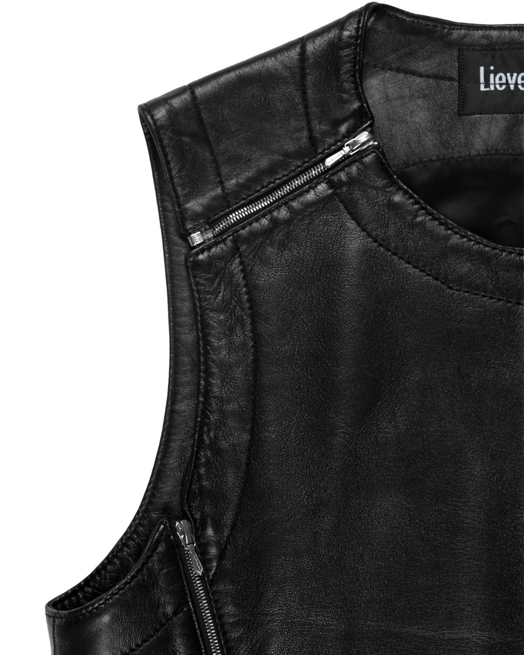 Lieve Van Gorp AW1998 Side-Zip Vest In Excellent Condition For Sale In Beverly Hills, CA