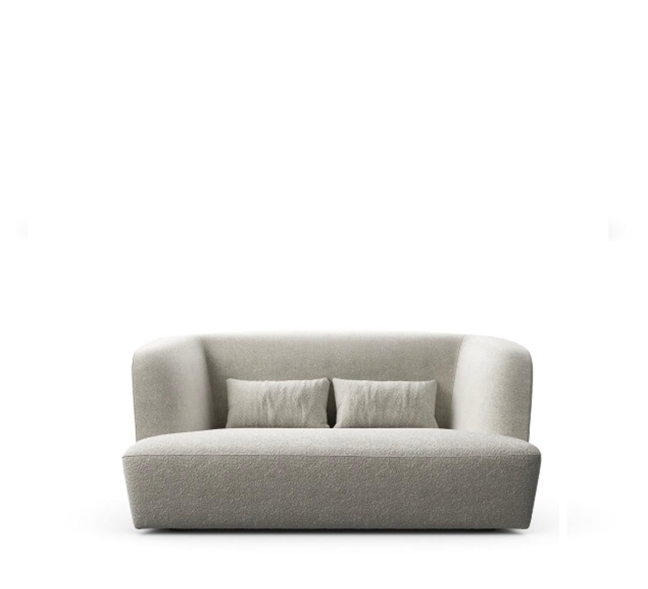 Lievore + Altherr Désile Park 'Davos' sofa 175 for Verzelloni, Italy. New, current production.

Davos curved sofa has a rounded line and an elegant and rigorous design, it offers high comfort thanks to the height of its backrest. Davos range