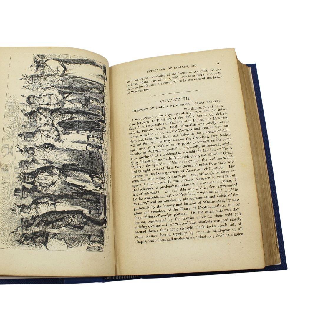 Life and Liberty in America by Charles Mackay, 1859 In Good Condition For Sale In Colorado Springs, CO