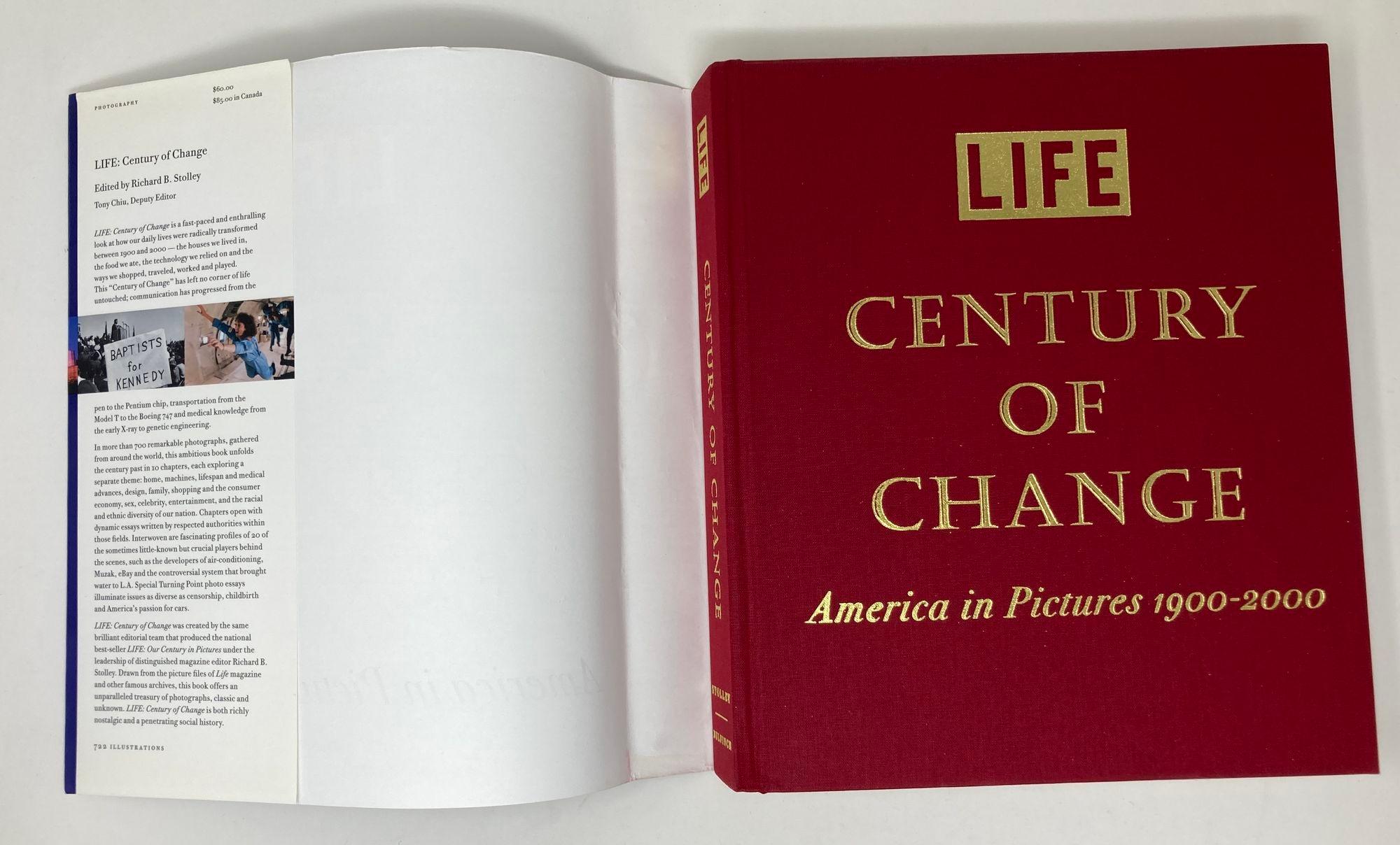 Life Century of Change America in Pictures 1900-2000 Hardcover 1st Edition Book In Good Condition For Sale In North Hollywood, CA
