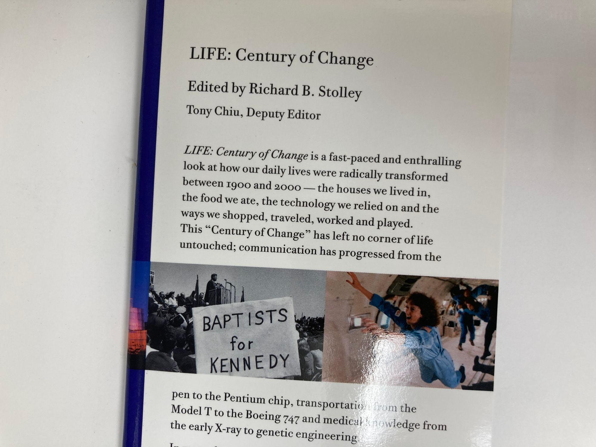 20th Century Life Century of Change America in Pictures 1900-2000 Hardcover 1st Edition Book For Sale