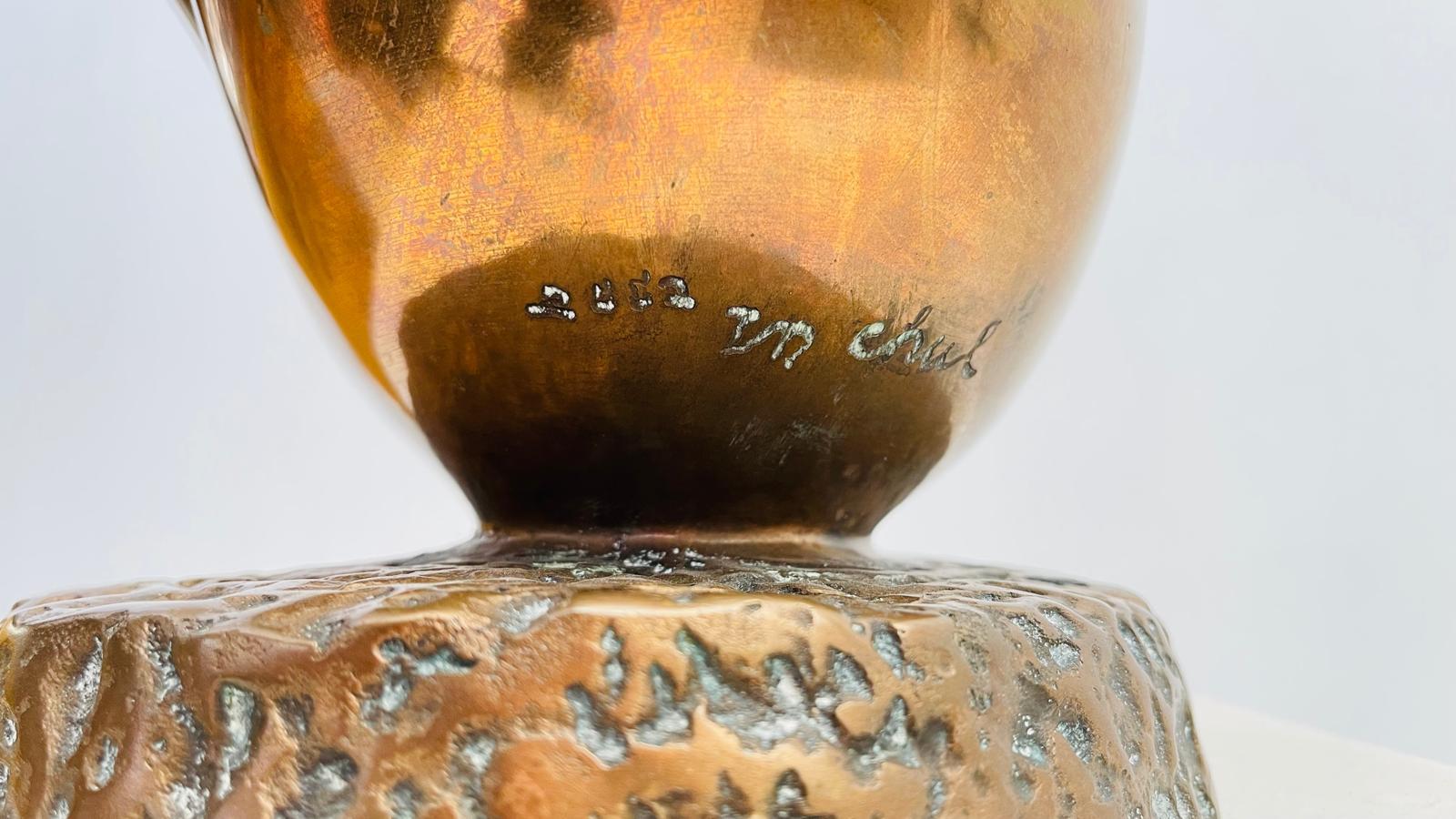 Bronze 'Life future' by In Chul Hwang For Sale