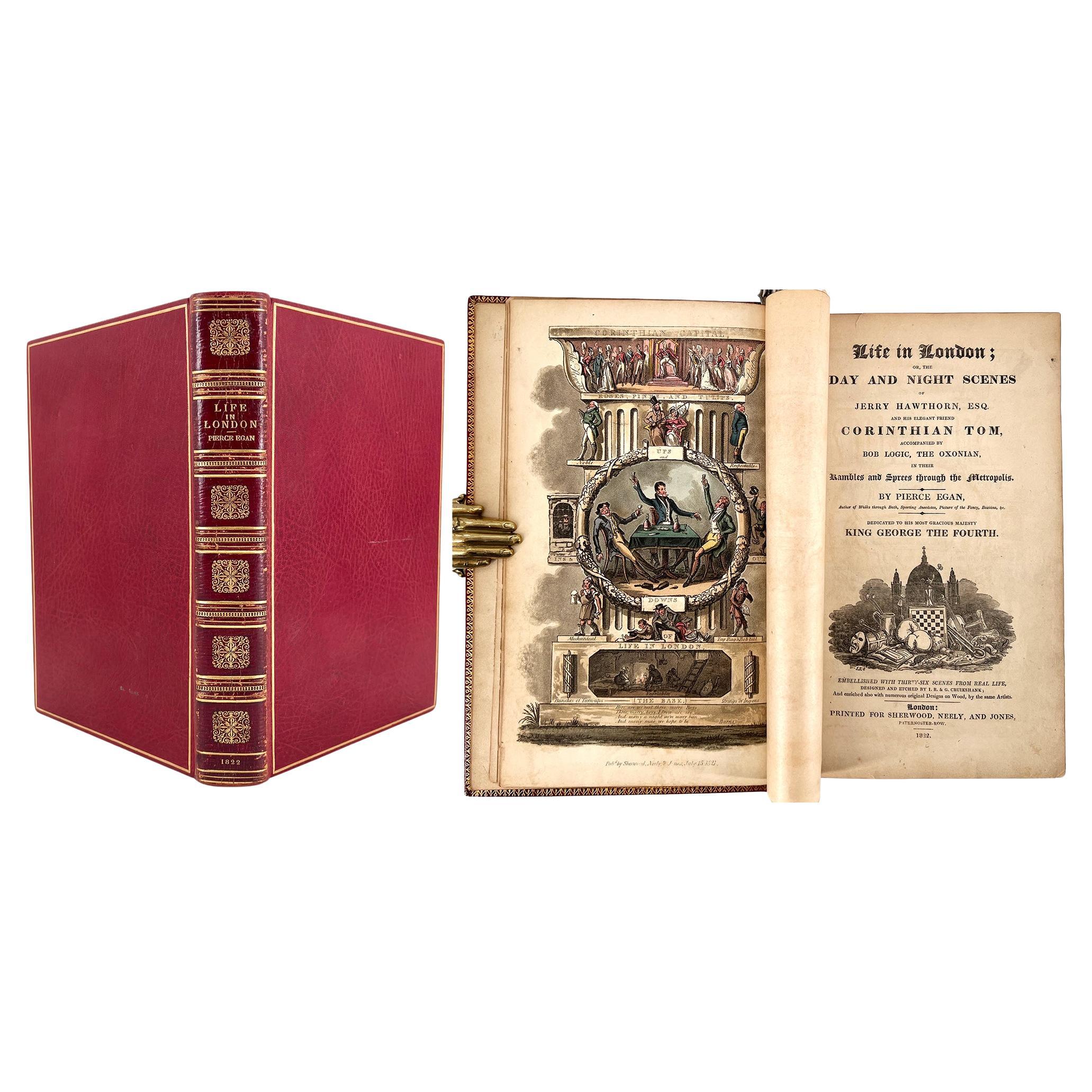 Life in London – ILLUSTRATED by G. & I. R. Cruikshank, text by P. Egan - 1822