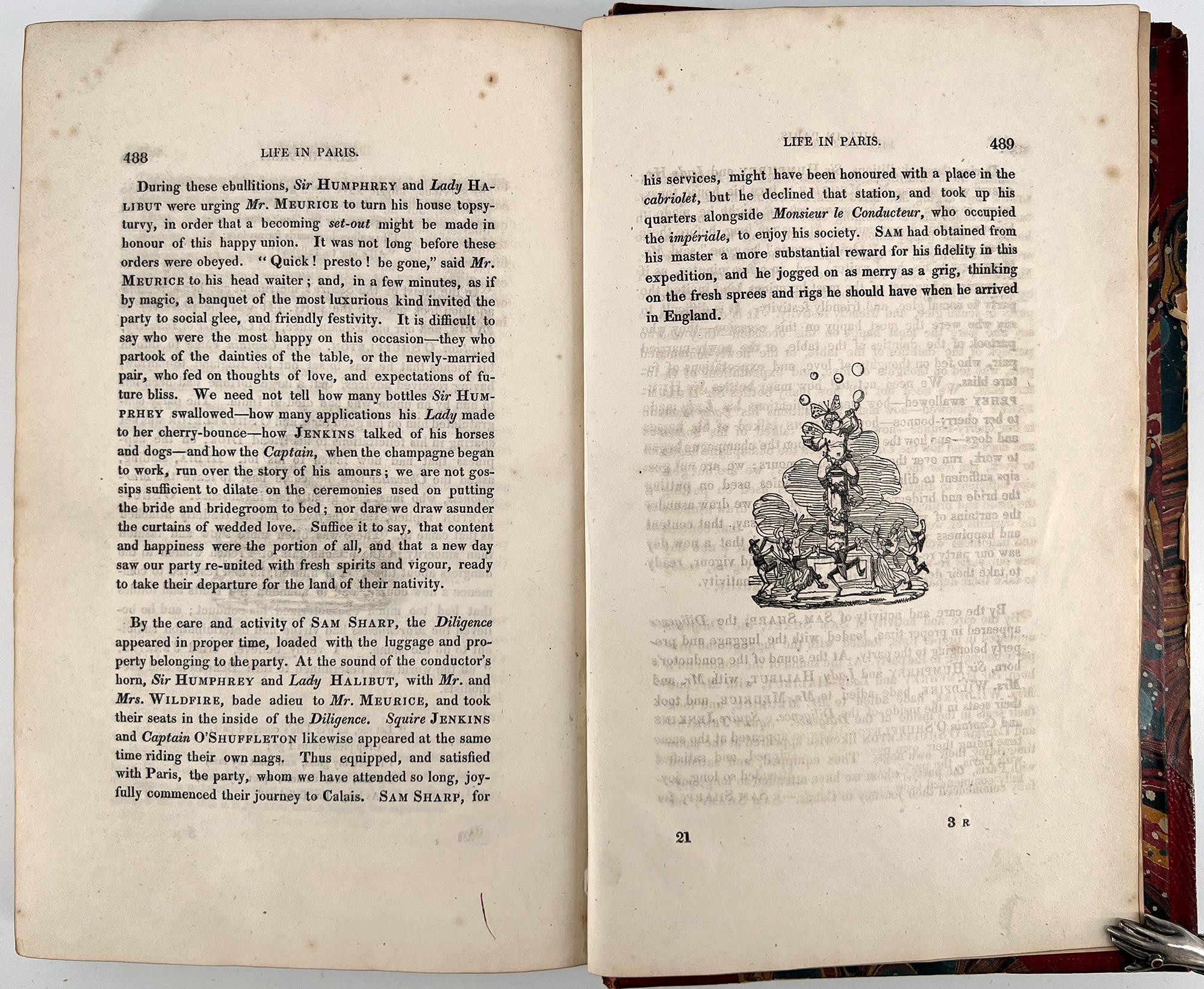 Life in Paris – ILLUSTRATED by George Cruikshank, text by David Carey - 1822 For Sale 7