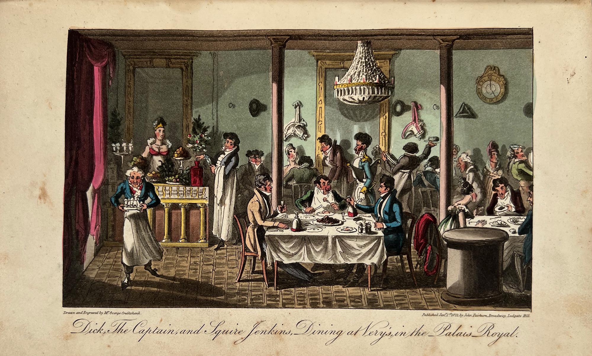 Leather Life in Paris – ILLUSTRATED by George Cruikshank, text by David Carey - 1822 For Sale