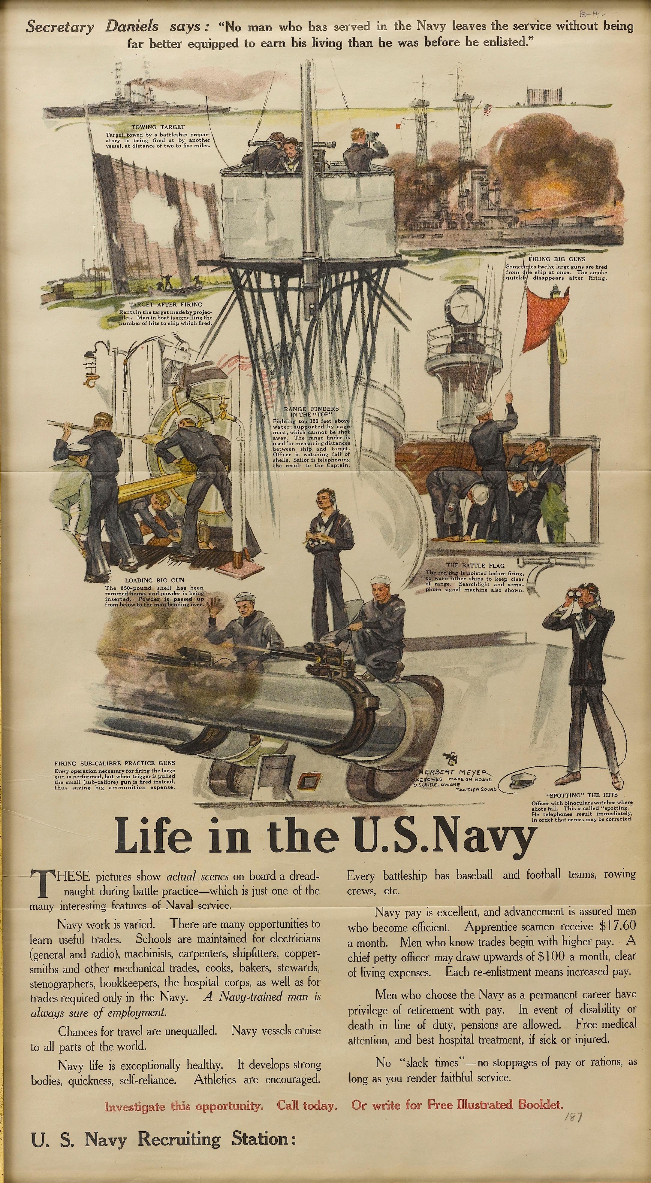 vintage us navy posters