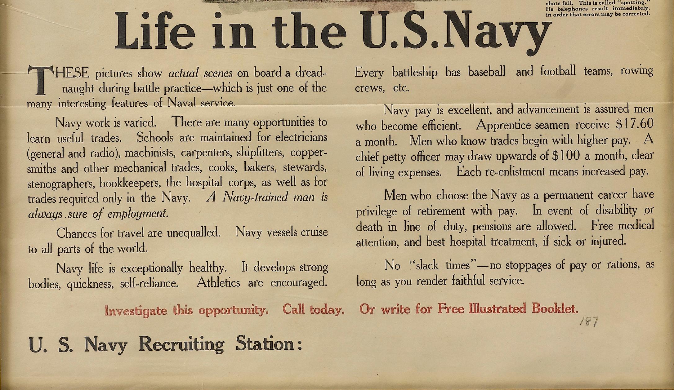 navy recruiting posters