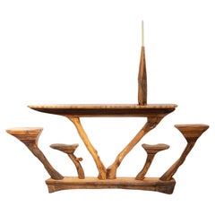 Table console « Life Oak » par Timothée Musset