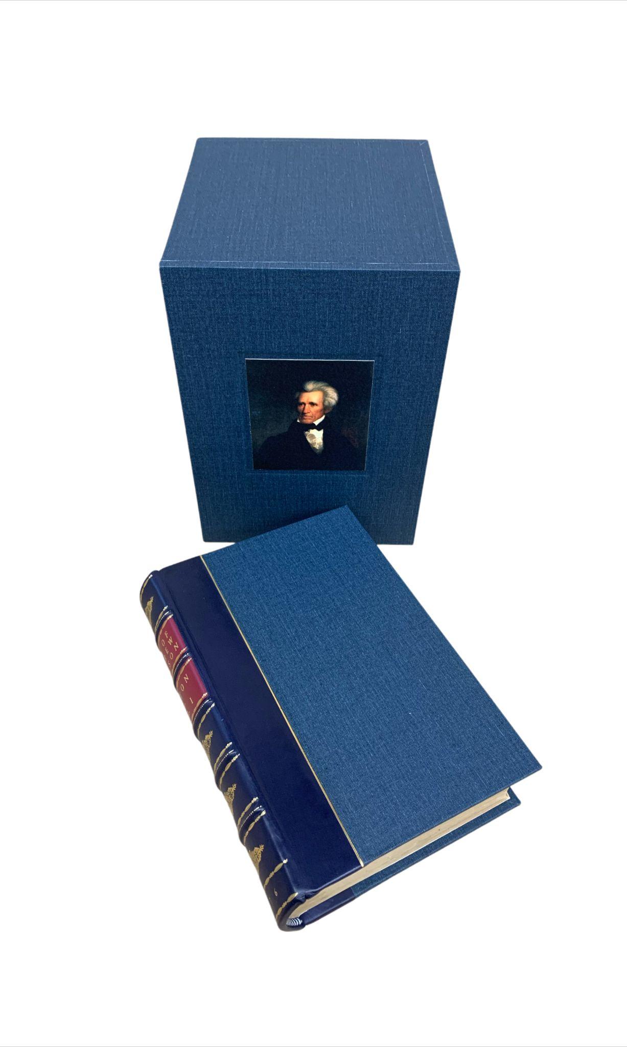 Nord-américain Ensemble de 3 volumes en cuir Life of Andrew Jackson par James Parton, 1876 en vente