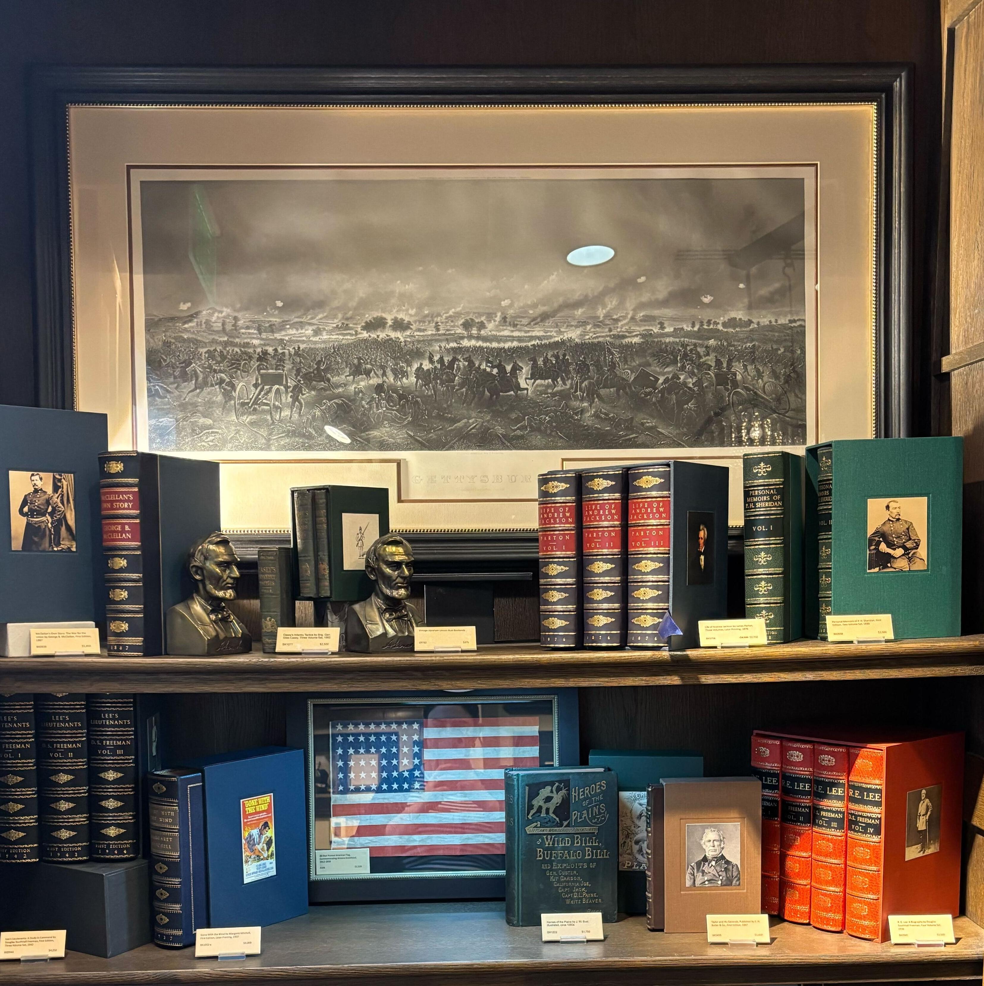 Ensemble de 3 volumes en cuir Life of Andrew Jackson par James Parton, 1876 en vente 2