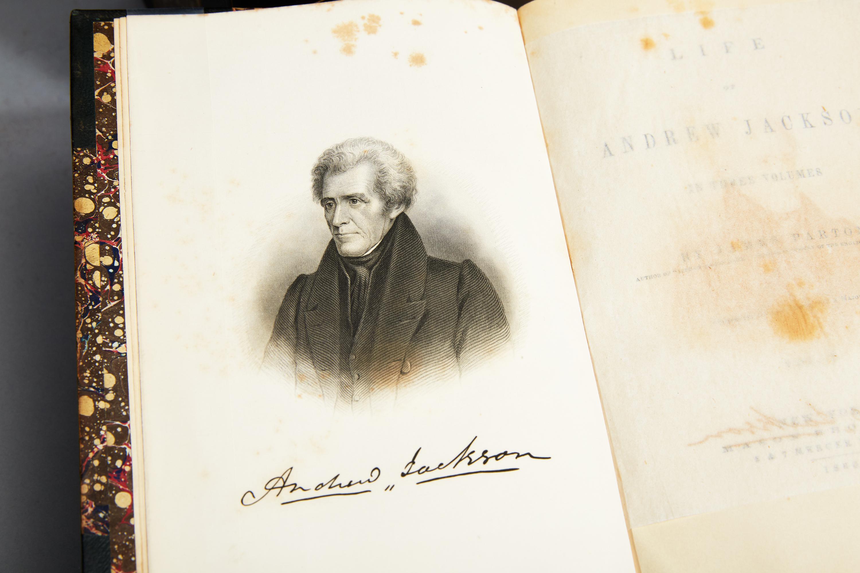 19th Century James Parton, Life of Andrew Jackson