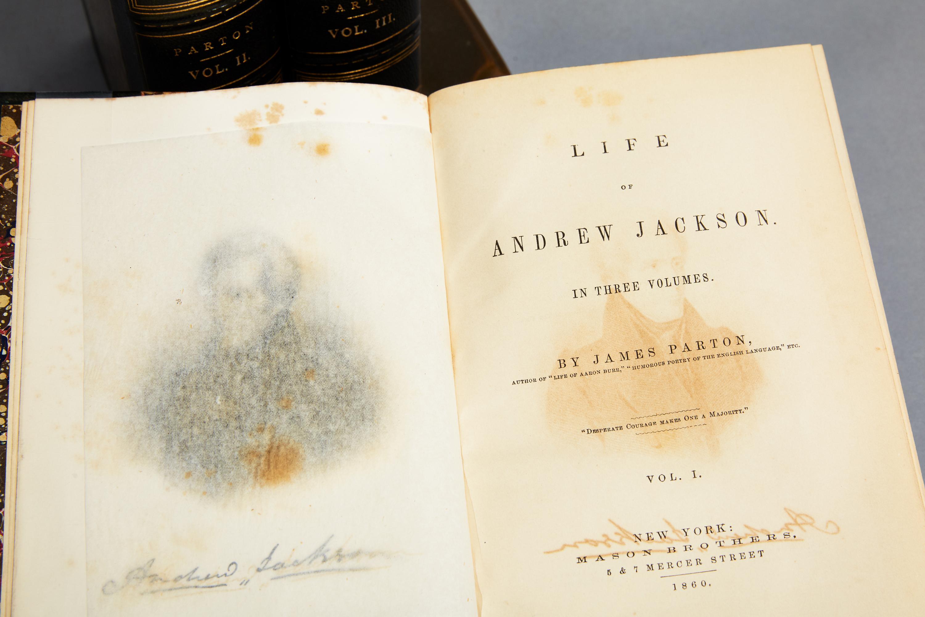 Leather James Parton, Life of Andrew Jackson