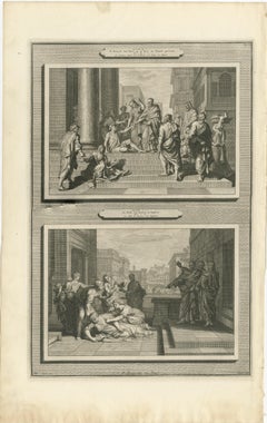 Life of Christ and the Apostles – Six Gospel Scenes, Mortier Engravings ca.1700