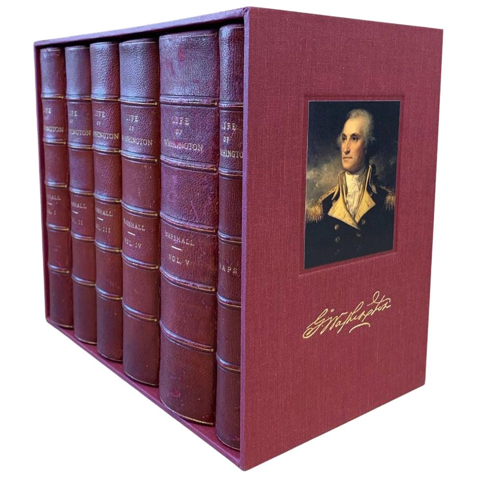 Life of George Washington by John Marshall, 6-Vol with Maps, 1st Ed., 1804-1807