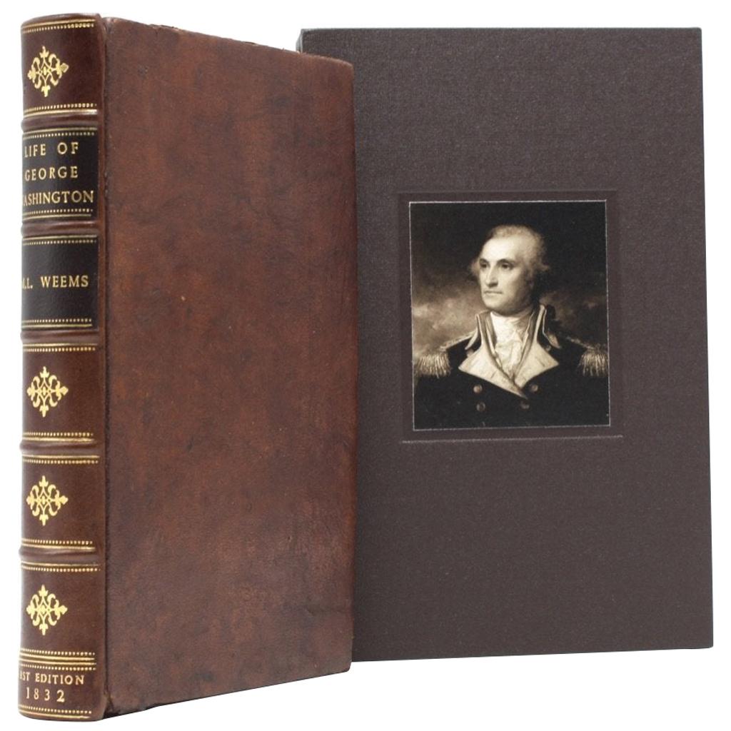 "Life of George Washington" by M. L. Weems, in Period Binding, 1832