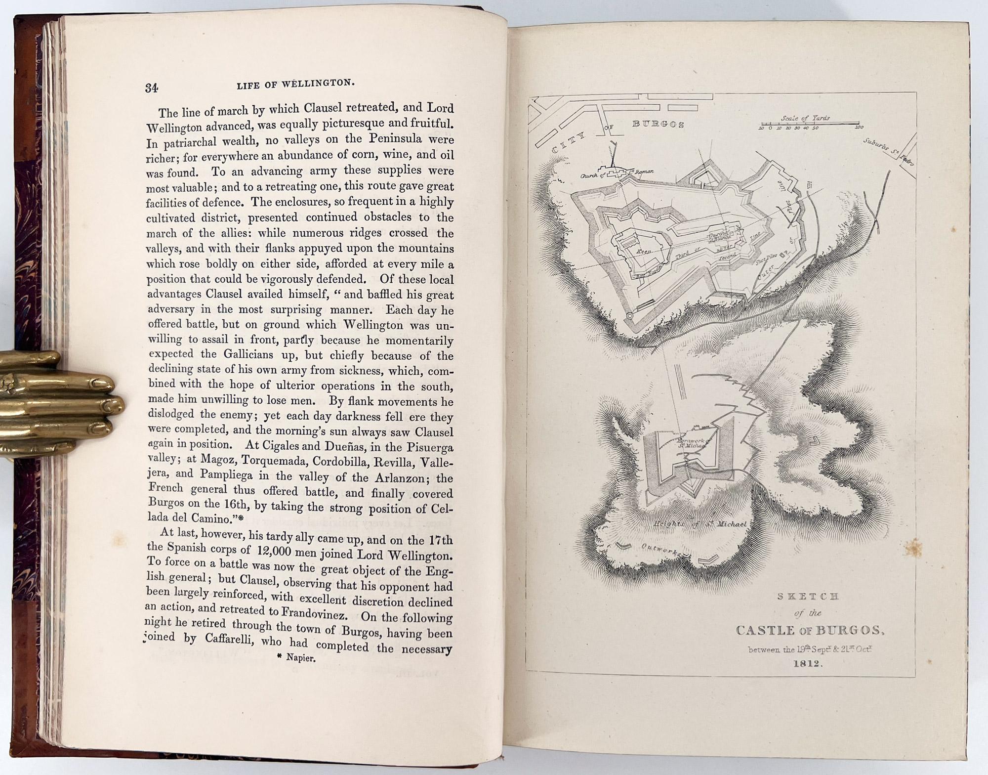 Vie de Son Excellence le duc de Wellington par William Hamilton Maxwell - 3 volumes en vente 4