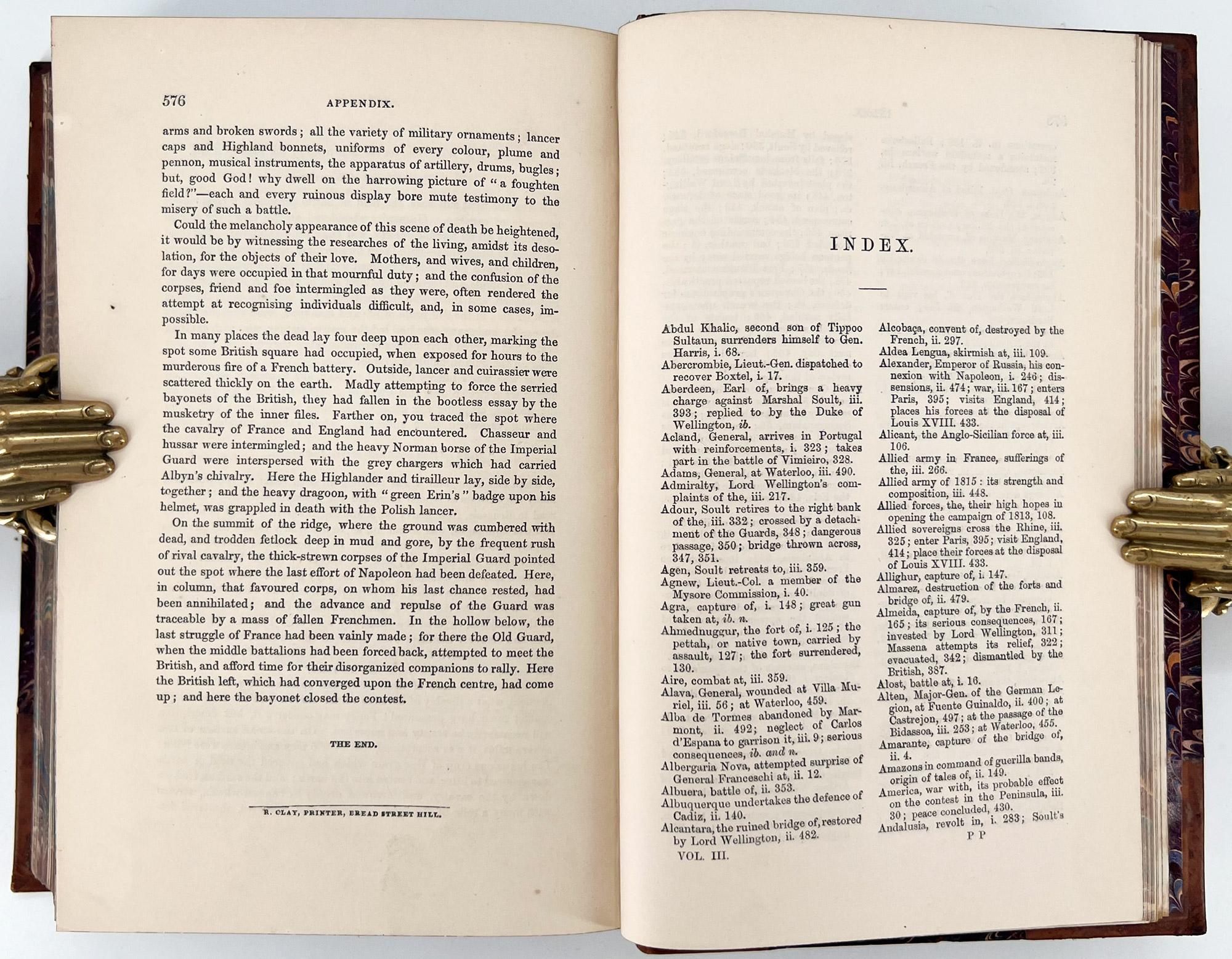 Vie de Son Excellence le duc de Wellington par William Hamilton Maxwell - 3 volumes en vente 12