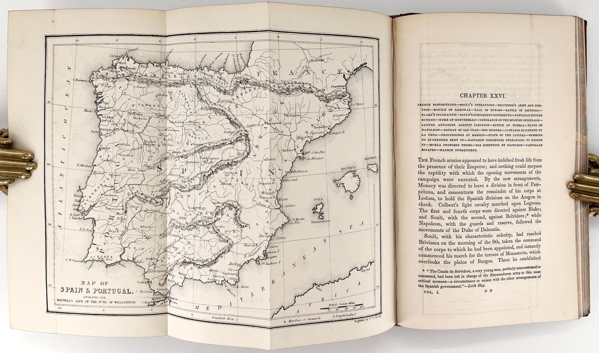 Vie de Son Excellence le duc de Wellington par William Hamilton Maxwell - 3 volumes en vente 1